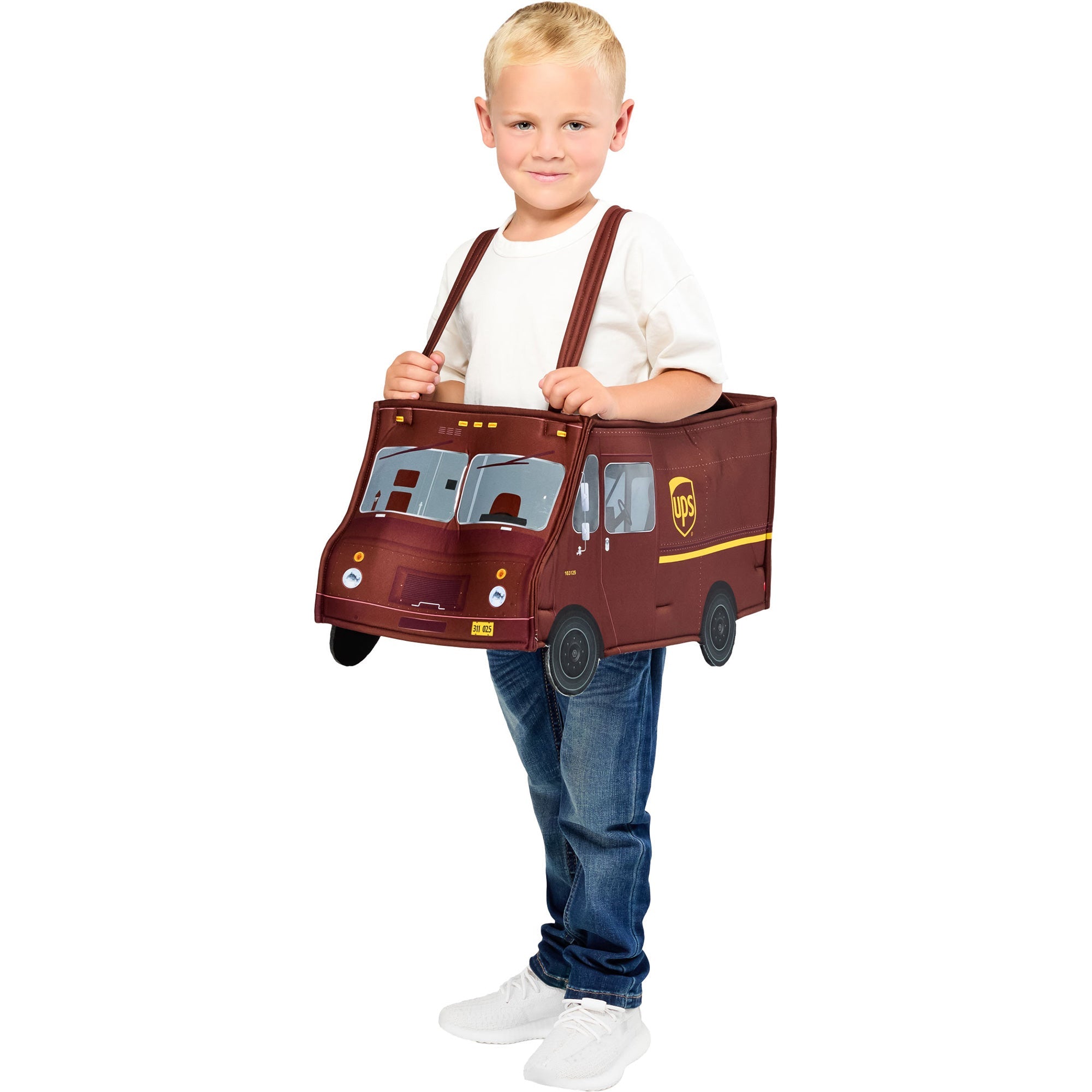 UPS Ride-On Truck Costume for Toddler-