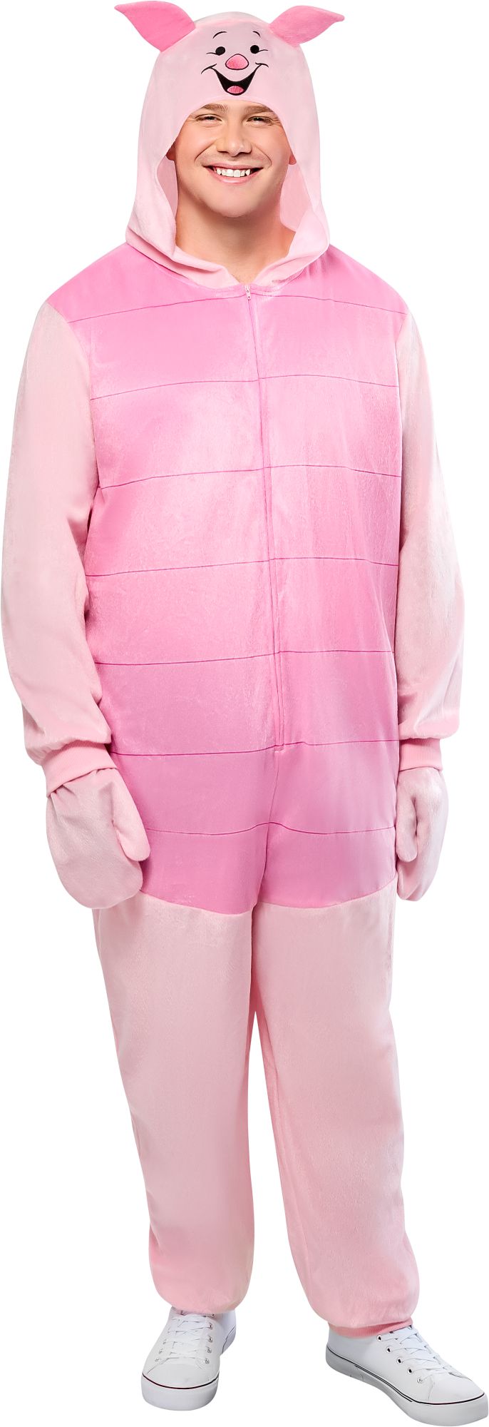 Disney Winnie the Pooh Piglet Zipster Costume for Plus Size Adults